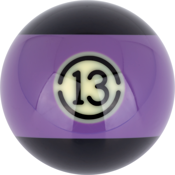 Aramith BLACK Replacement Ball – #13 | Golden Break Billiards
